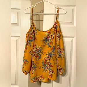 Long sleeved/bare shoulder blouse